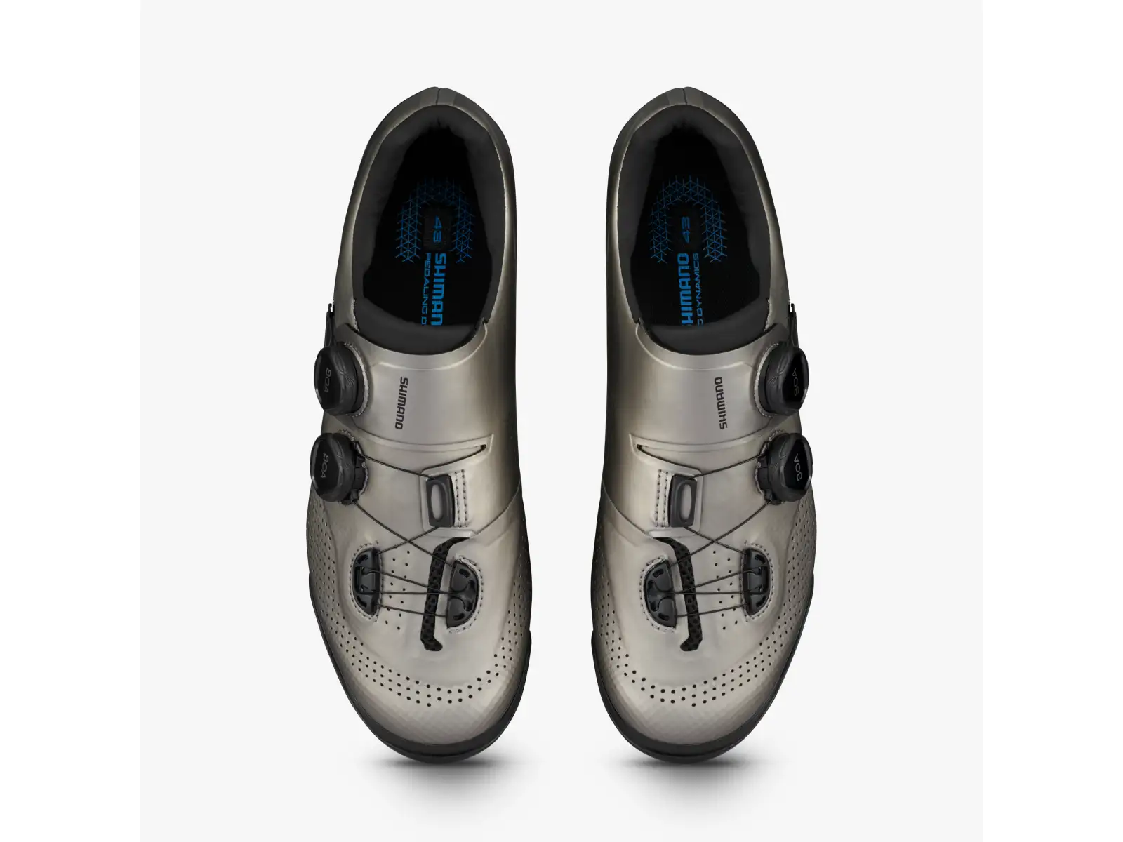 Shimano SH-XC702 men's MTB shoes silver