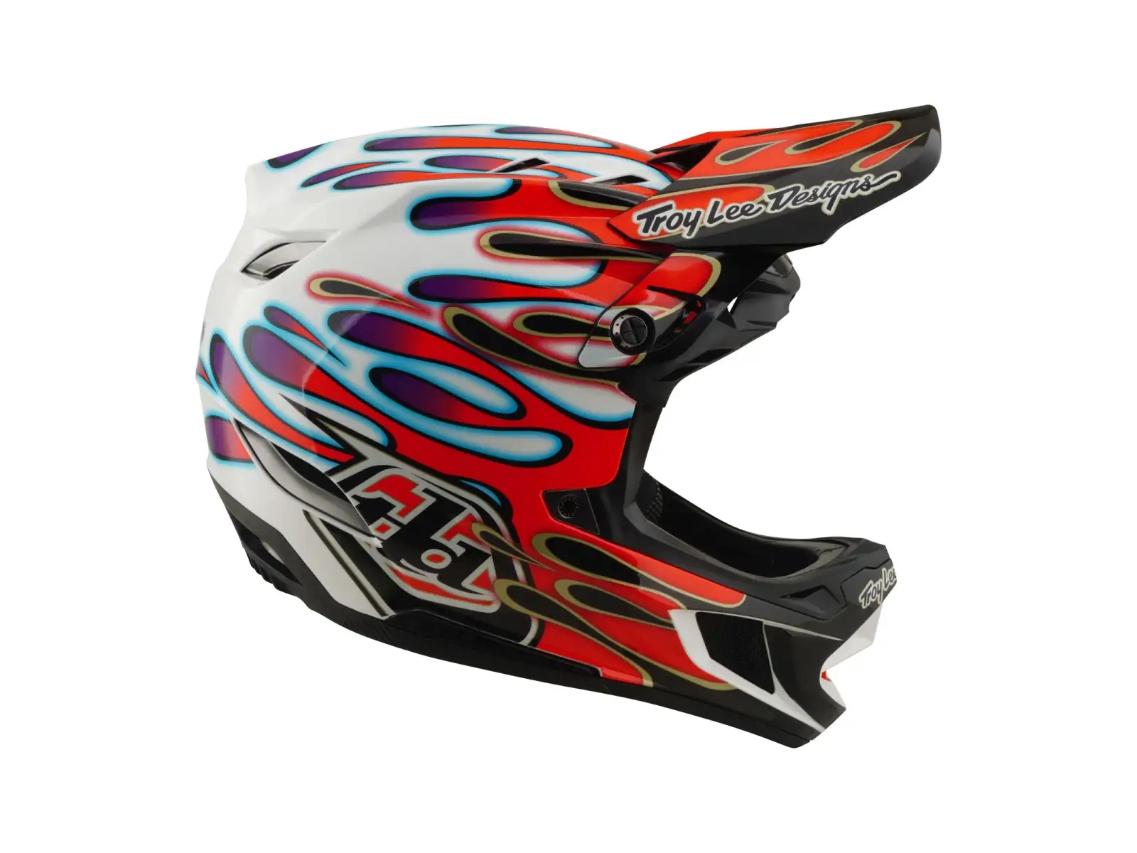 Troy Lee Desing D4 Composite Mips helmet White/Red