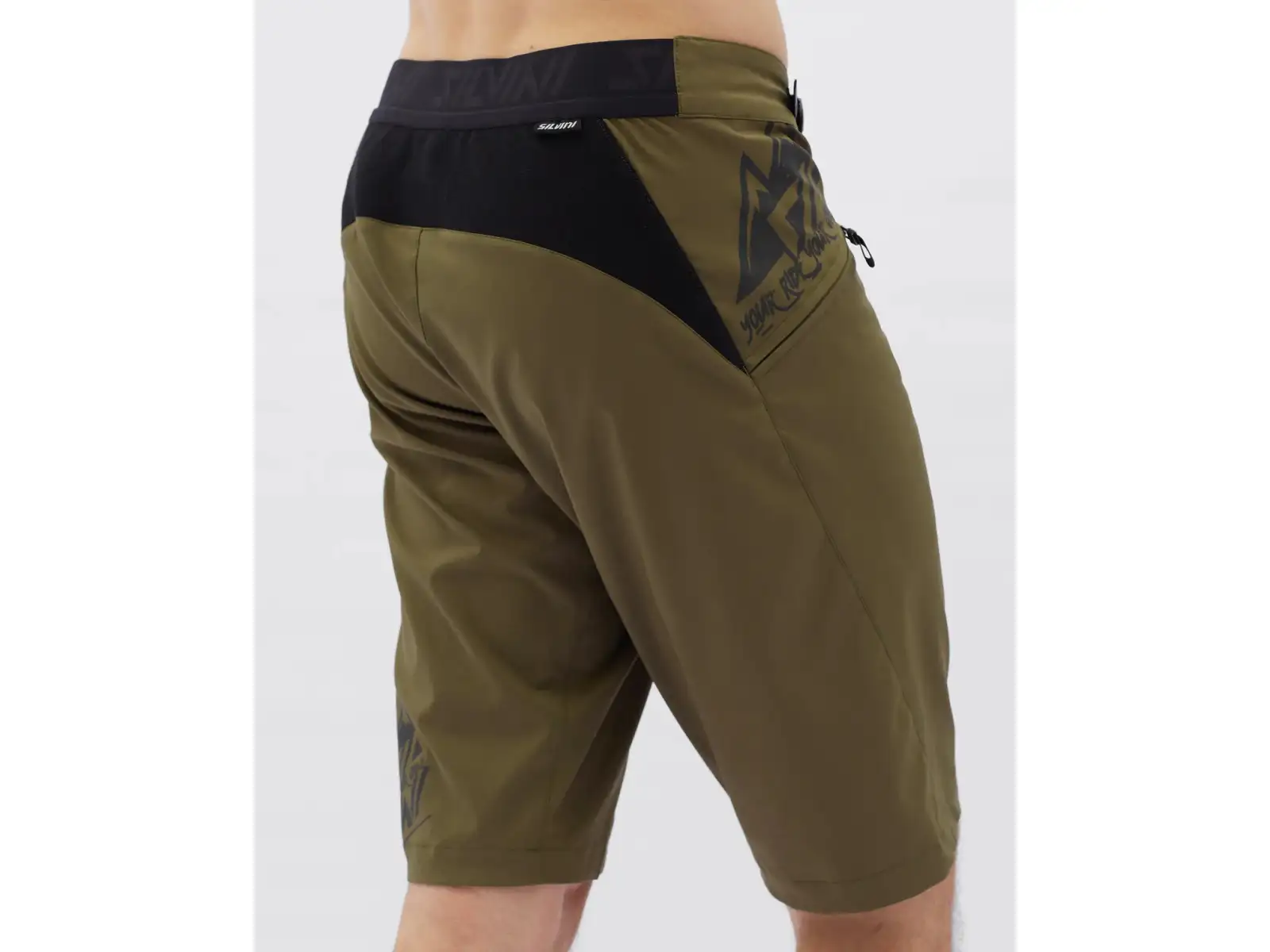 Silvini Fabriano men's loose shorts Olive