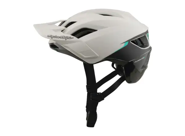 Troy Lee Designs Flowline SE MIPS helmet Stacks Pumice/Real Teal