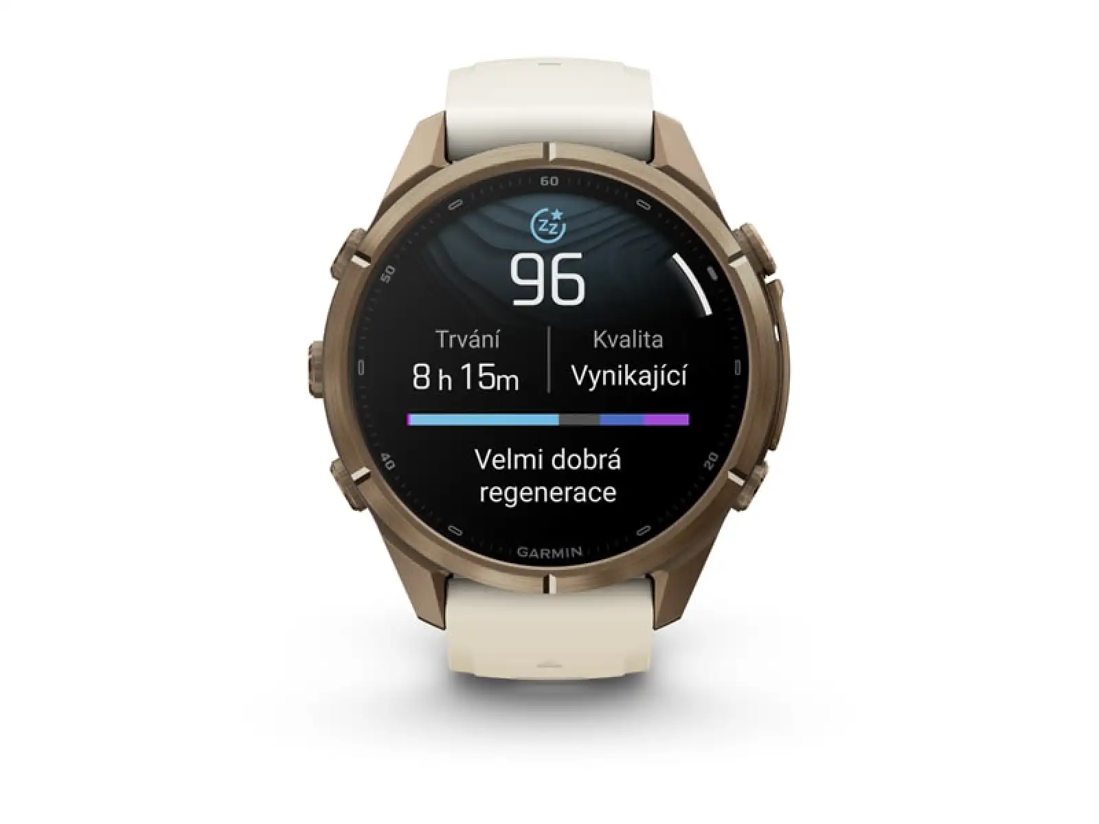 Garmin fenix 9 Pro inReach 43 mm smart watch Autumn gold titanium/Cream/french gray