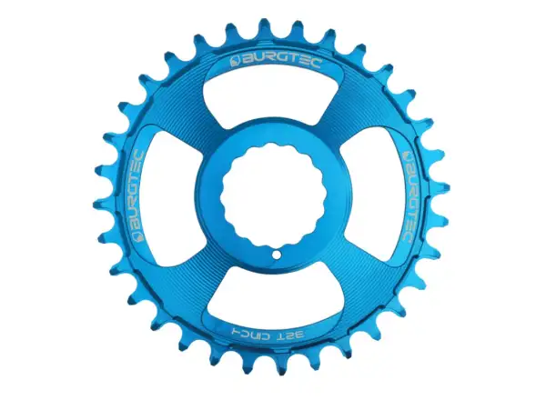 Burgtec Cinch Thick Thin chainring 32 teeth blue
