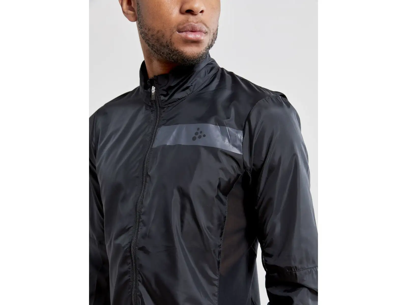 Craft ADV Essence Light Wind men's cycling jacket black