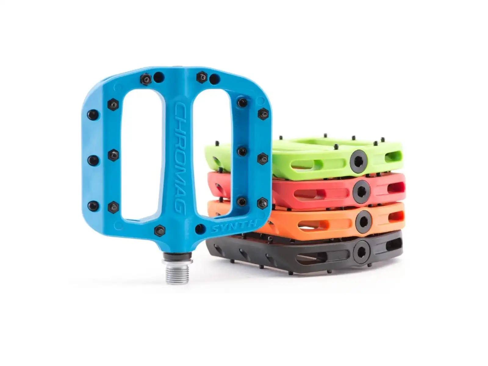 Chromag Synth platform pedals blue