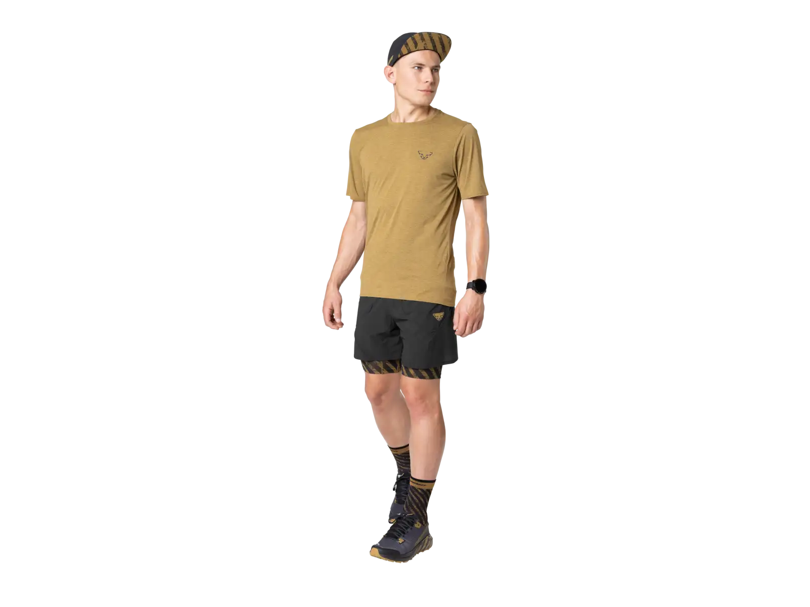 Dynafit Trail 2v1 men's running shorts Relic