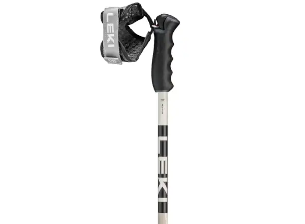 Leki Detect S Vario alpine poles Warm Grey Light/Warm Grey Dark/Black