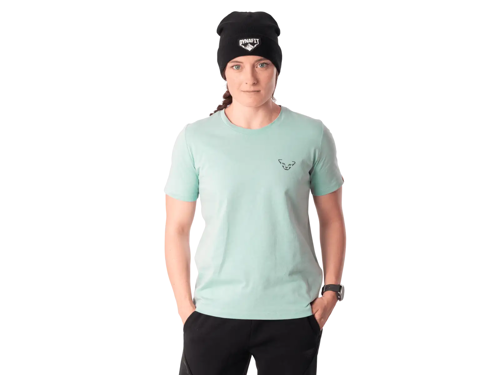 Dynafit Back Graphic Cotton women's T-shirt short sleeve Cloud Blue/Twilight