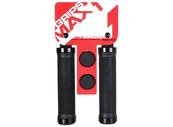 MAX1 Double Lock rubber grips black