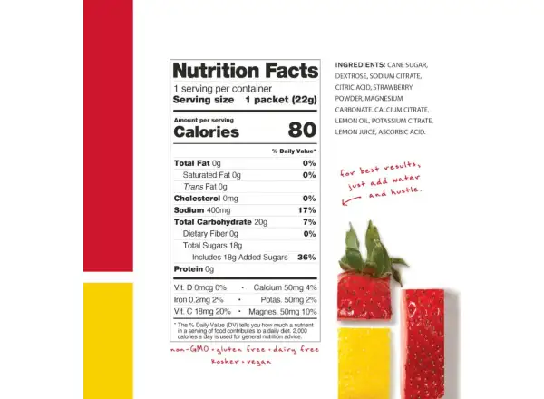 Skratch Labs Hydration Sport Drink Mix isotonic drink 440 g Strawberry Lemonade