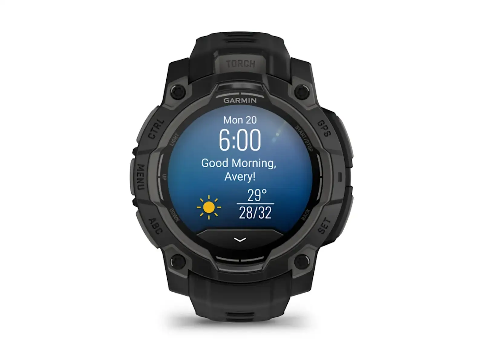 Garmin Instinct 3 Amoled 45 mm smartwatch Black/Black band