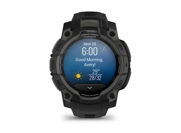 Garmin Instinct 3 Amoled 45 mm smartwatch Black/Black band