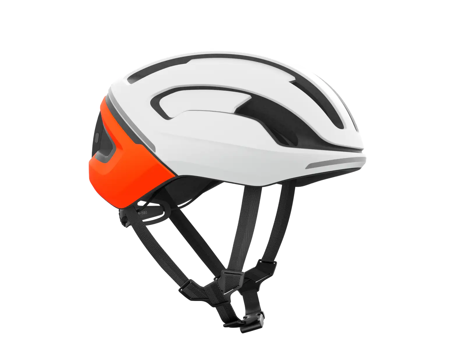 POC Omne Beacon MIPS road helmet Hydrogen White/Fluorescent Orange Matt