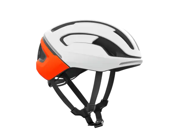 POC Omne Beacon MIPS road helmet Hydrogen White/Fluorescent Orange Matt