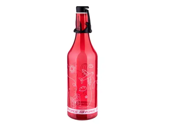 Force Flask Tourist bottle 0.5 l transparent red