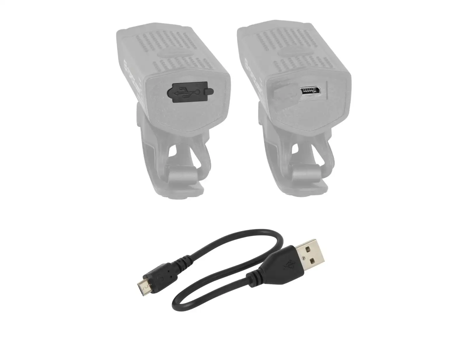 Force Dot front light USB black