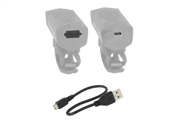 Force Dot front light USB black
