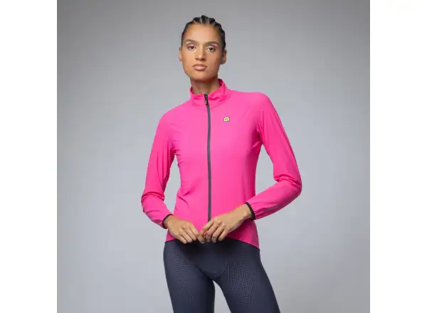 Alé Klimatik Guscio Racing 2.0 women's winter cycling jacket Fuchsia