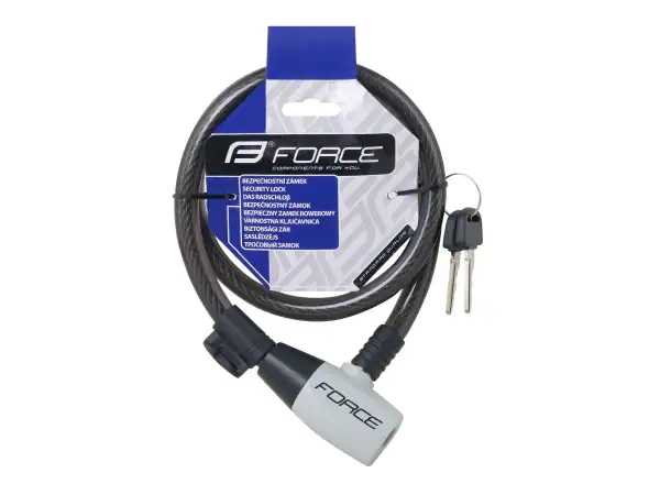 Force lock spiral 80 cm/12 mm with holder