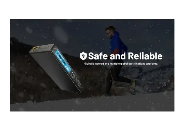 Nitecore high-performance Power Bank for freezing temperatures SUMMIT 20000, USB-C, up to 3A output, 20000 mAh