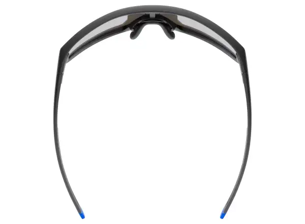 Uvex Skyryse sunglasses Black Matt/Mirror Blue