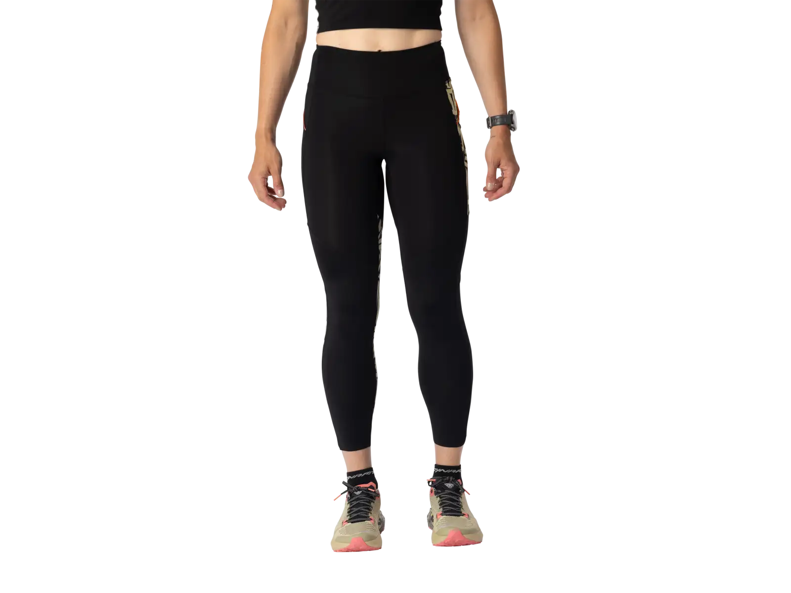 Dynafit Trail 7/8 women's running leggings Black Out/Overcast