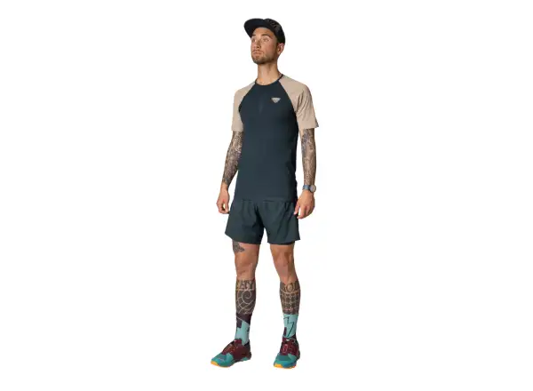 Dynafit Ultra S-Tech men's T-shirt Blueberry/Rock Khaki