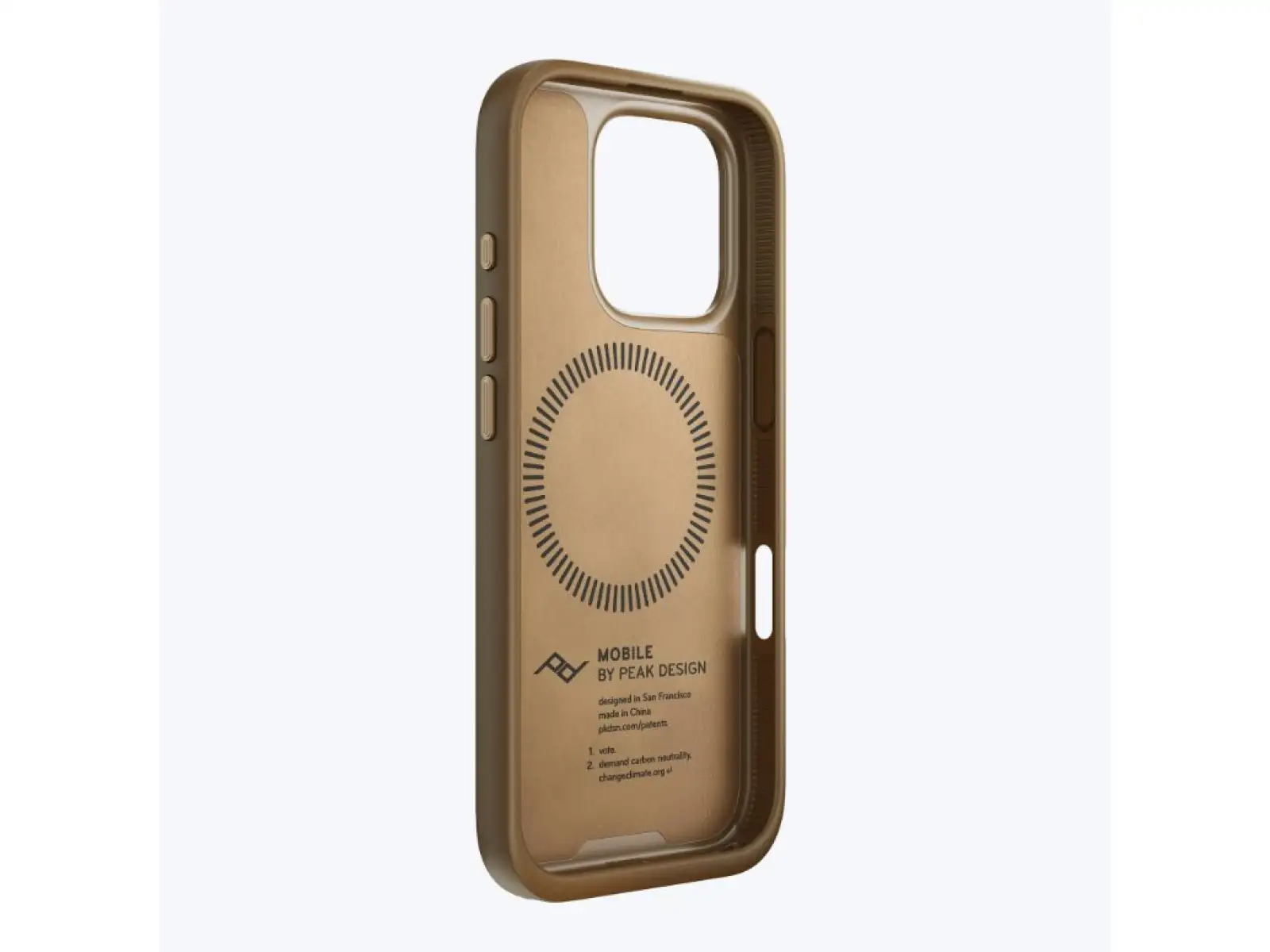 Peak Design Mobile Everyday Clarino Case iPhone 16 Pro mobile case Tan