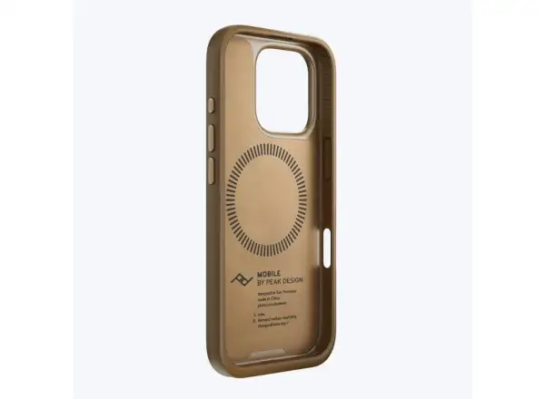 Peak Design Mobile Everyday Clarino Case iPhone 16 Pro mobile case Tan