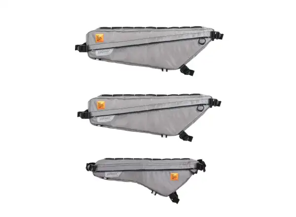Woho X-Touring frame bag 4.7 l Honeycomb Iron grey size L