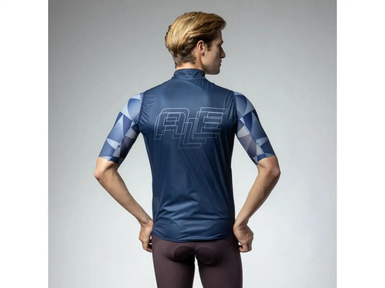 Alé PR-E Sauvage men's cycling vest Blue