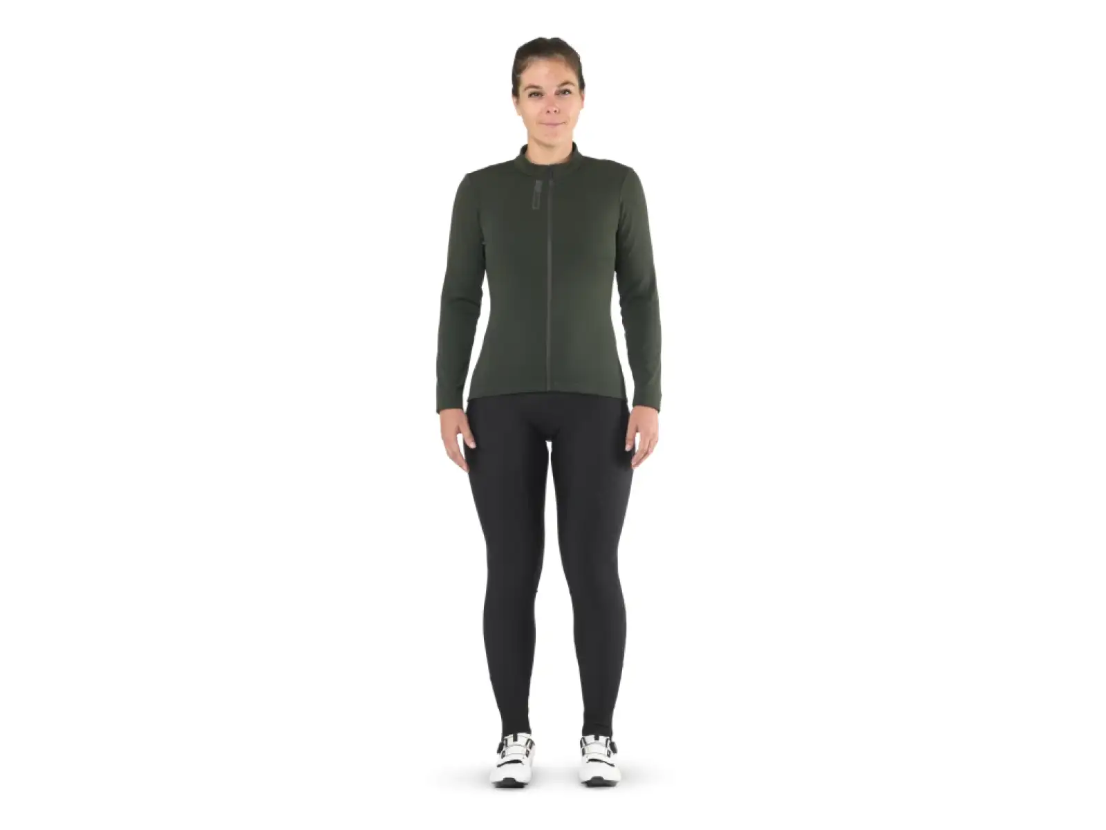 Mavic Aksium Thermo women's jersey long sleeve Christmas Green