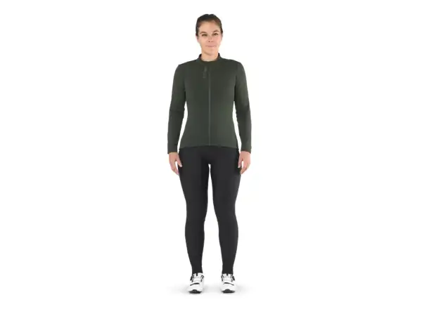 Mavic Aksium Thermo women's jersey long sleeve Christmas Green