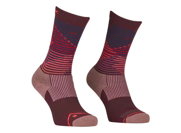 Ortovox All Mountain Mid women's socks Winetasting