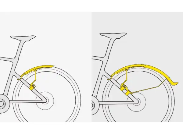 Topeak TetraFender G1+G2 gravel fender set reflective sticker