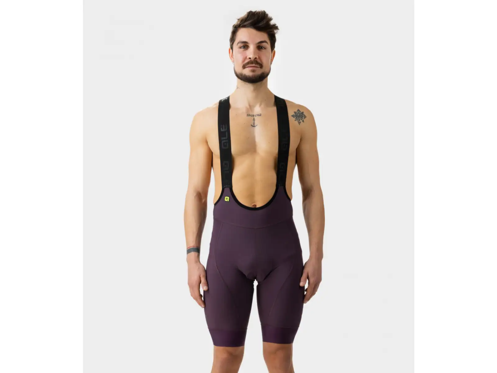 Alé PR-E Magic Colour men's bib shorts Bordeaux