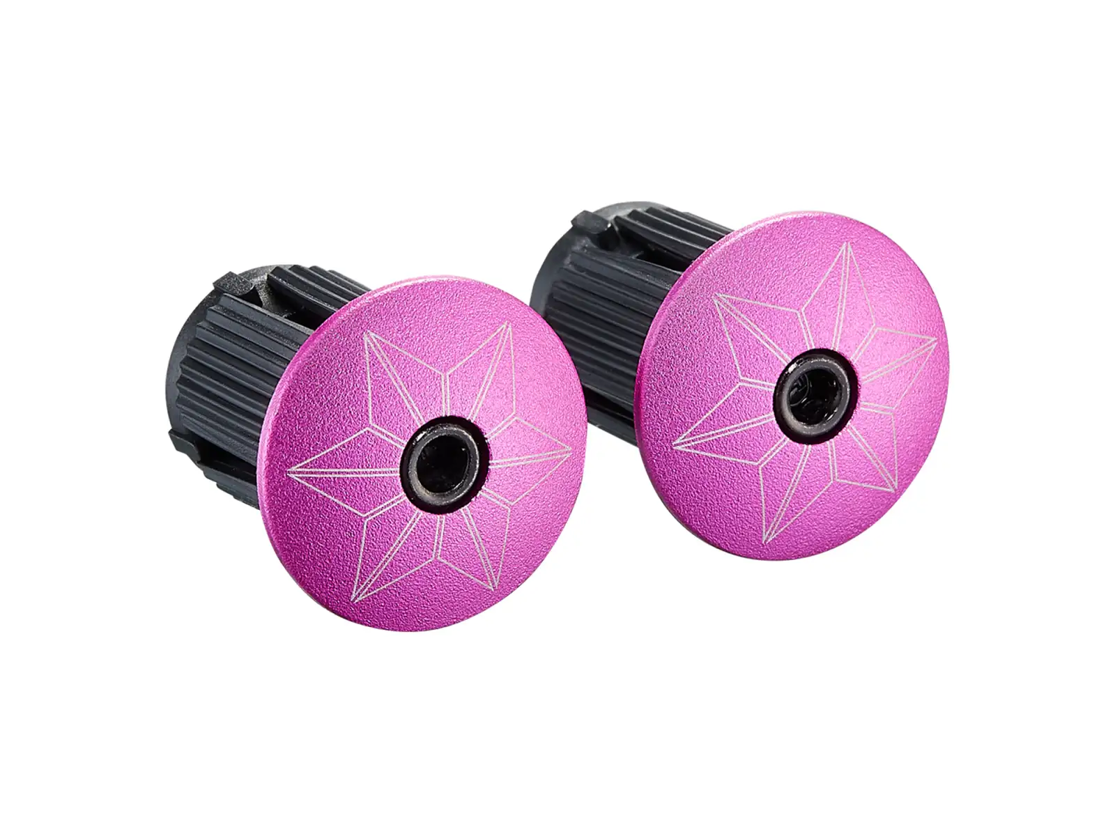 Supacaz Super Sticky Kush Classic handlebar tape Rad/Pink plugs