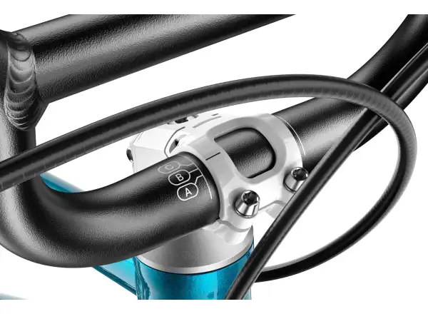 Woom GO 1 Plus children's balance bike 14" Metallic Blue