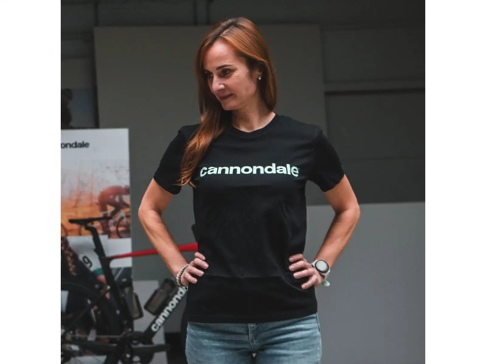 Cannondale Lifestyle t-shirt short sleeve Black/Cool Mint