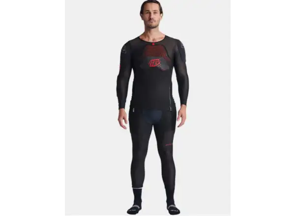 Troy Lee Designs Stage Ghost D3O Solid protective vest with long sleeves Black