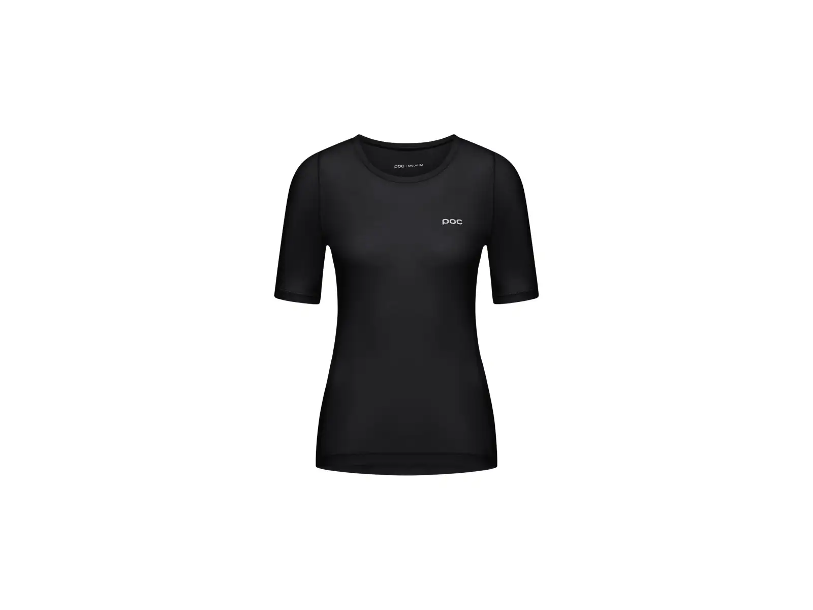POC Layer Mid women's base layer short sleeve Uranium Black