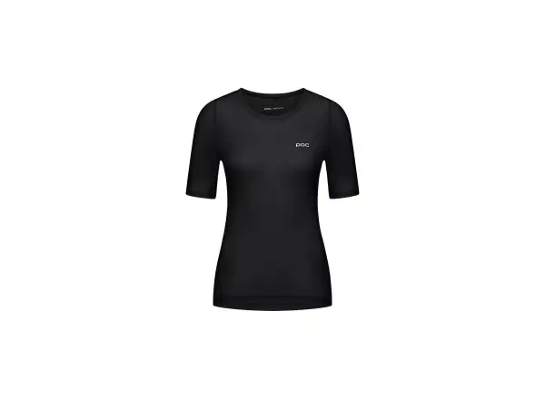 POC Layer Mid women's base layer short sleeve Uranium Black