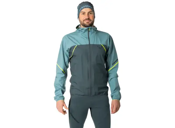 Dynafit Alpine 3 L men's running jacket Smoke Blue