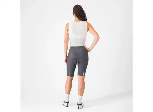 Castelli Prima 2 women's padded shorts Dark Gray/Pool Blue