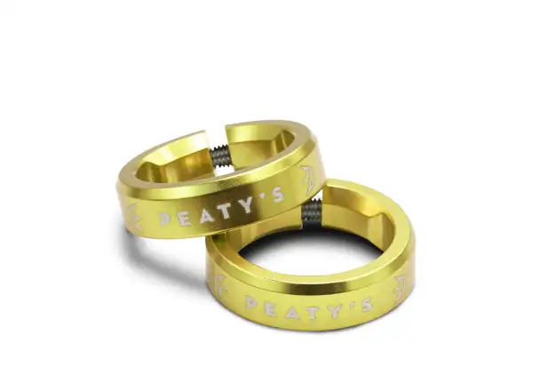 Peaty's Monarch Lock Ring grip clamp Gold
