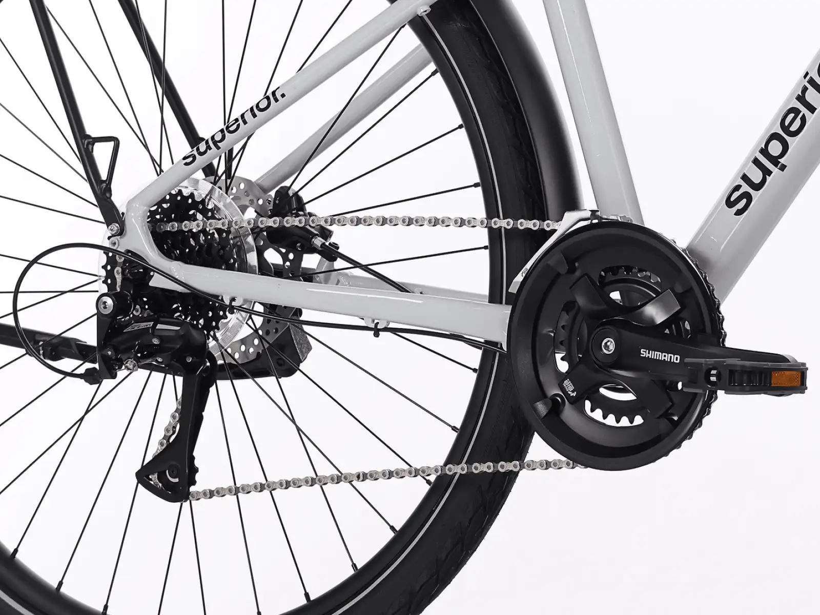 Superior Blox 6.2 T city bike Gloss Grey