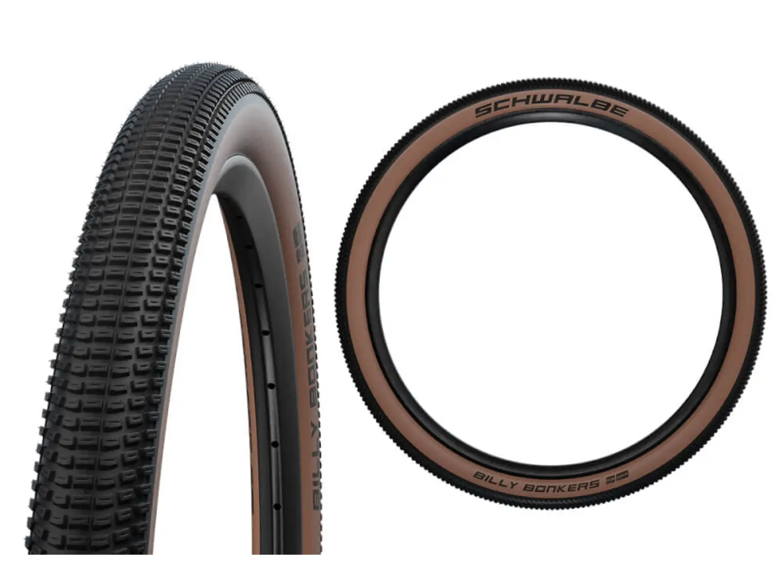 Schwalbe Billy Bonkers Addix Performance 24x2.00" tire kevlar black/brown