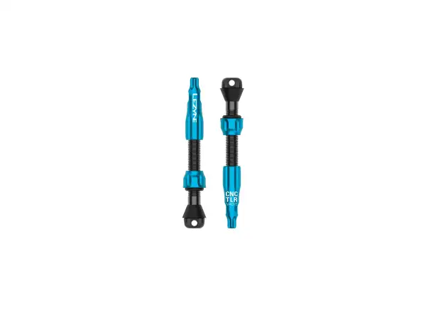 Lezyne CNC Pro tubeless valves 44mm Blue