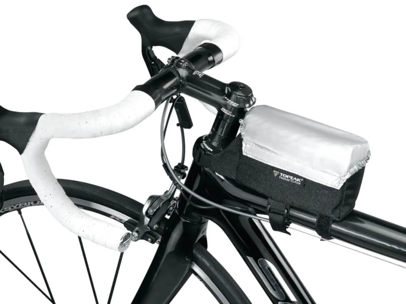 Topeak Tribag frame bag 0.6 l black, size M + rain cover
