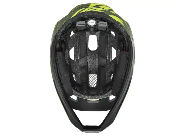 Uvex React JR Fullface MTB helmet Dark olive matt