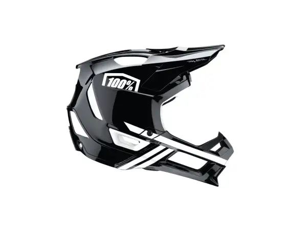 100% Trajecta w/Fidlock Helmet Black/White